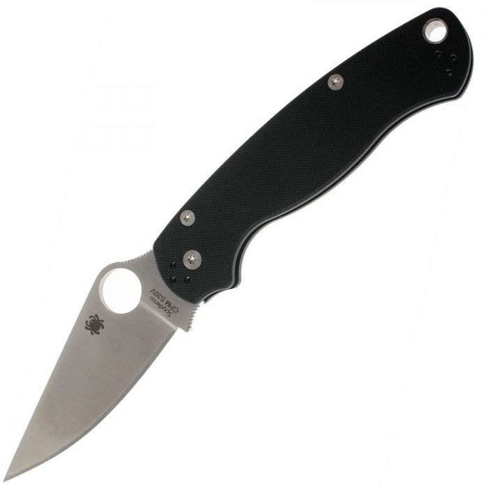 Складной нож Spyderco ParaMilitary 2, сталь CPM S45VN, рукоять G10, чёрный