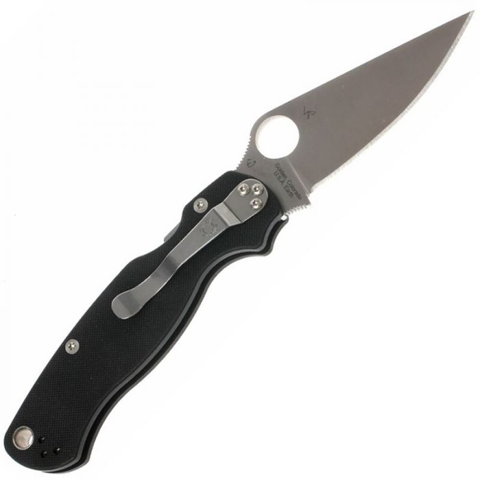 Складной нож Spyderco ParaMilitary 2, сталь CPM S45VN, рукоять G10, чёрный