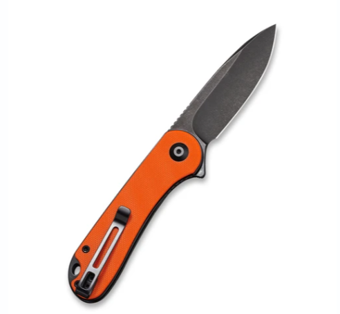 Складной нож CIVIVI Elementum Black, сталь D2, Orange G10