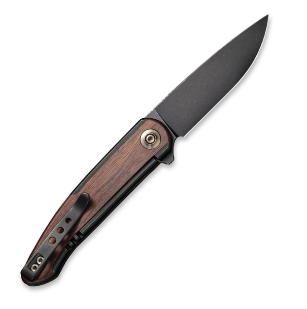 Складной нож WE Knife Smooth Sentinel Wood, CPM 20CV