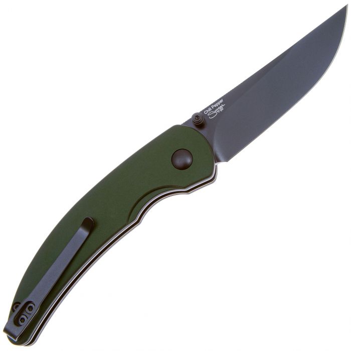 Складной нож Kizer Chili Pepper Black, сталь CPM-3V, рукоять алюминий