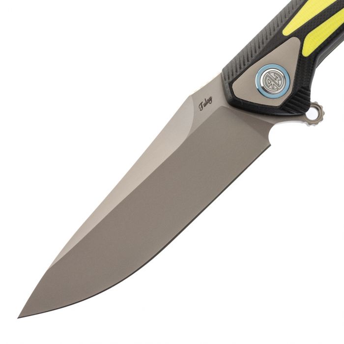 Нож складной Tulay Rikeknife, сталь 154CM, Yellow G10