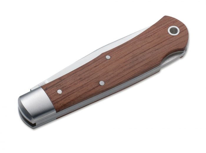 Нож складной Lockback Bubinga - Boker 01BO185, сталь 440C Satin Plain, рукоять дерево бубинго