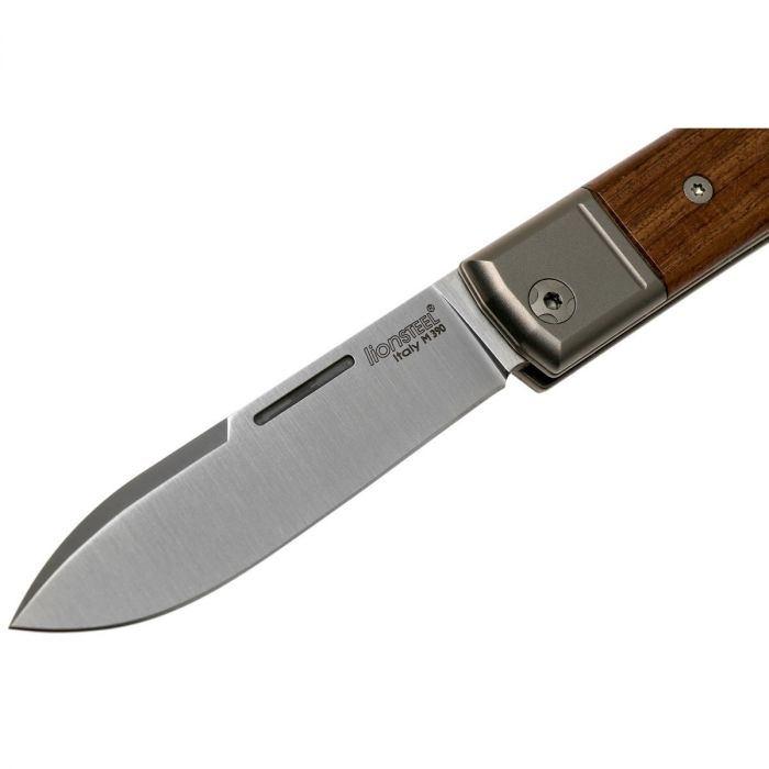 Складной нож LionSteel BestMan Drop, сталь M390, рукоять Santos wood