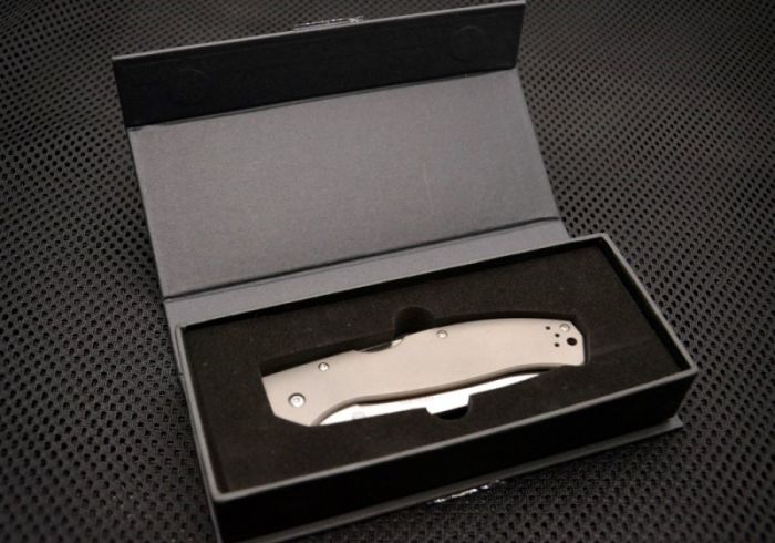 Складной нож Boker Plus Titan Drop 01BO188, сталь 440C, рукоять титан